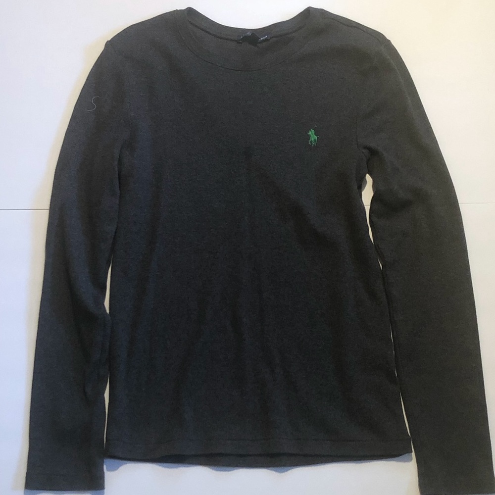 Gray polo sweater